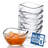 Crystalia USA Glass Candy Bowl