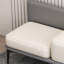 Banc rembourré gris-344549694-344549682