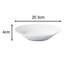 Waterside 20pc White Rim Porcelain Dinner Set