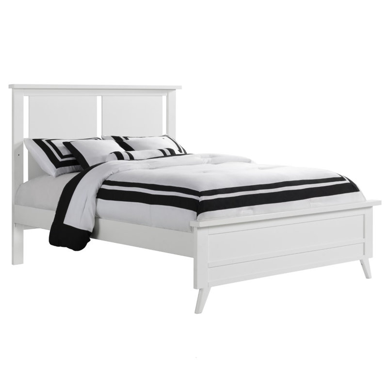 Pied de lit double Holland, Blanc