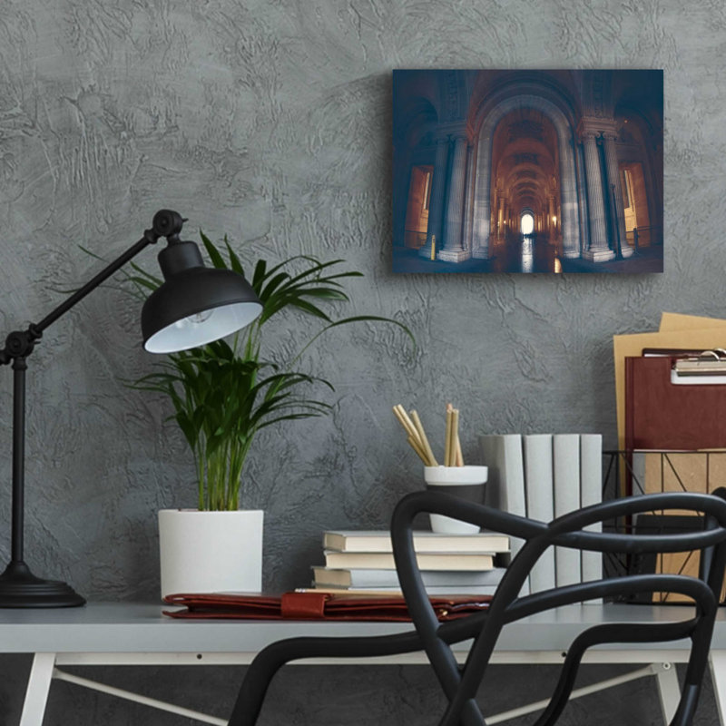 "Hall of Ghost" par Sebastien Lory, H 12 po x l 16 po x P 0,13 po