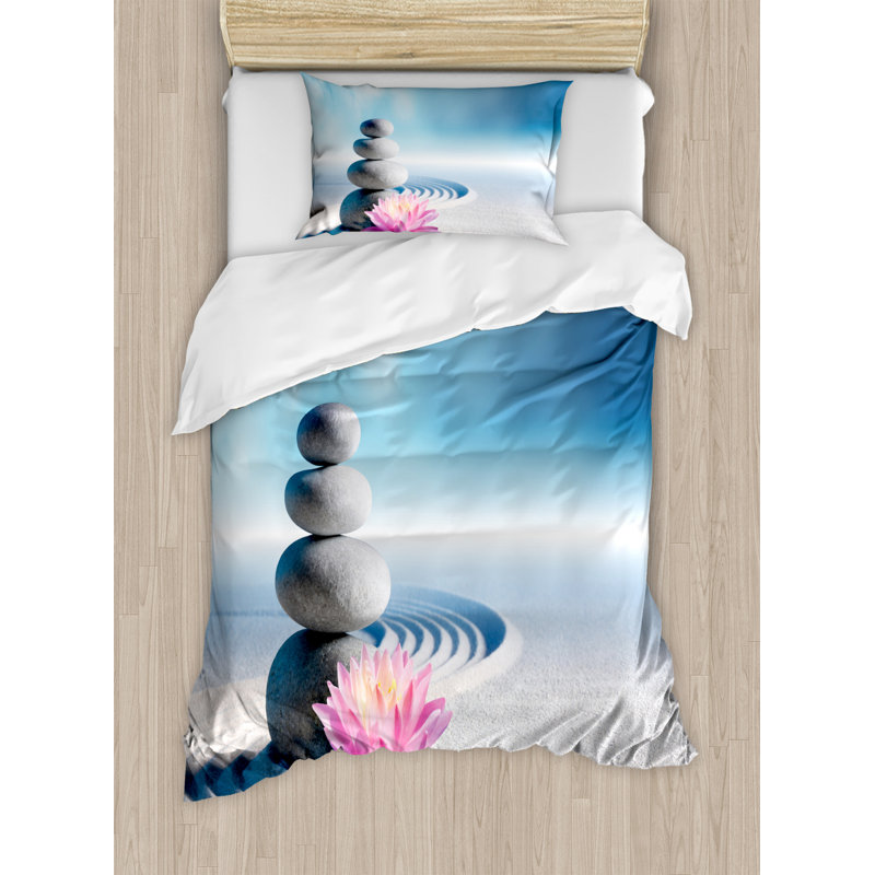 Traditional Polyester Duvet Cover, Twin Duvet Cover + 1 Pillow Sham