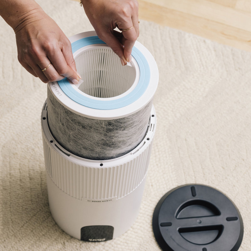 Shark Air Purifier Replacement Filter with Anti-Allergen True HEPA + Microban, Compatible with HP100 Series