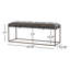 Oxford Leather Bench-2028007956