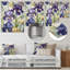 Impression murale mauve et verte d'Iris II-844726763