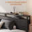 Industrial Bed Frame With Storage Headboard-696373658-696373654