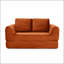 Canapé-lit pliant convertible 2-en-1, canapé-lit en velours côtelé moderne avec 2 coussins, causeuse futon rembourrée et désossée avec lit escamotable, canapé modulaire pliant pour le salon-1211291944
