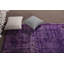Grands tapis 4,8 x 8,6 pi, tapis rétro, tapis de cuisine, tapis turc, tapis audacieux, tapis mauve Oushak
