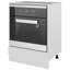 Oven Cabinet 60X46x81.5 Cm-1481157681
