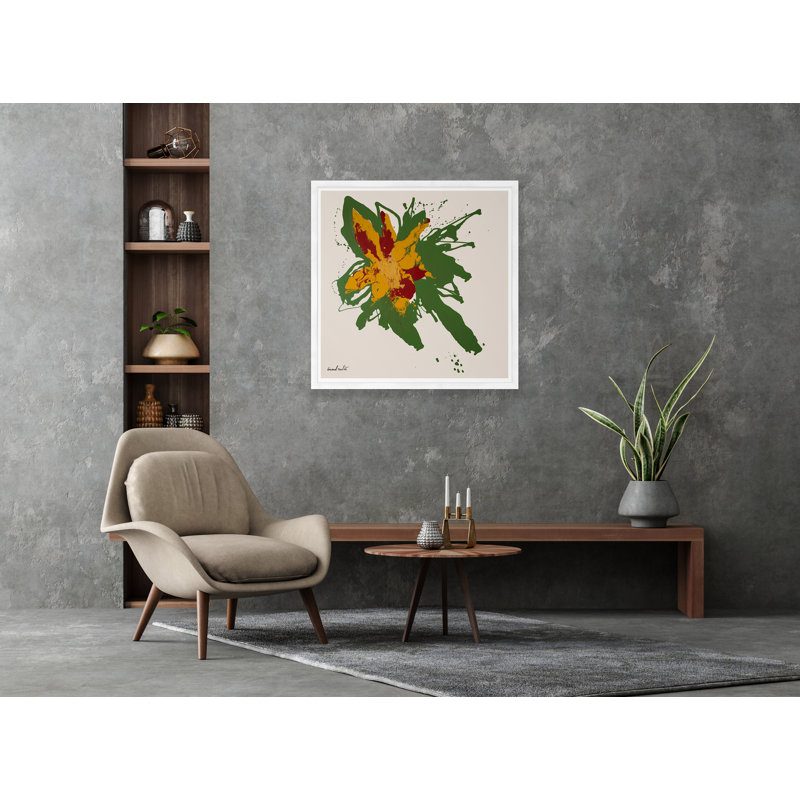 The Beginning II Print, White