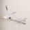 Cube Deck-Mounted Tub Filler with Diverter
