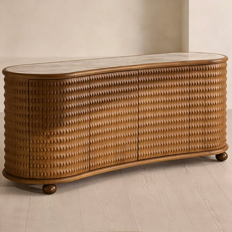 Armoire de rangement rétro de style français