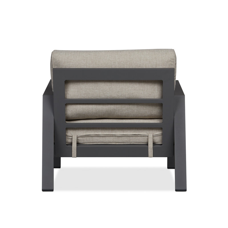 AEGEAN 30" Metal Outdoor Chair With Cushions by Real Flame