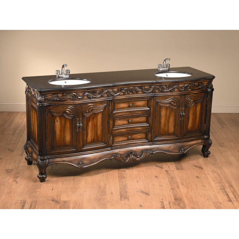 72.5'' Double Bathroom Vanity with Top