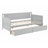 Twin Size Pine Wood Daybed With Two Storage Drawers-1289932839