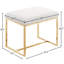 Tabouret de coiffeuse Monroe-215420194
