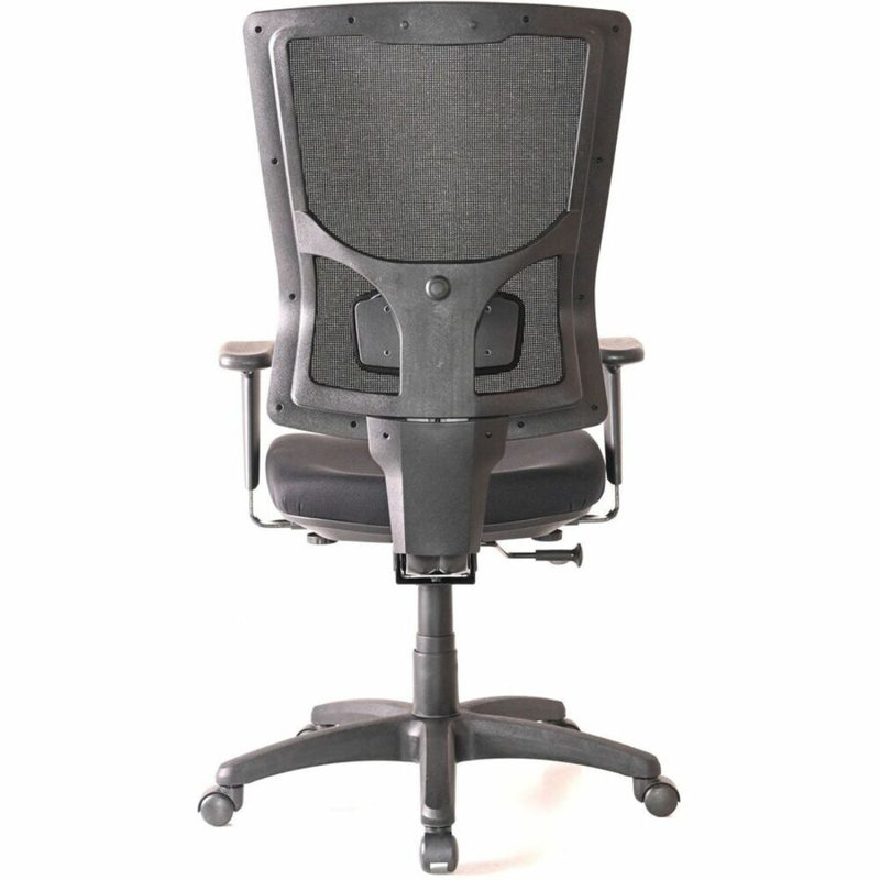Lorell Black Mesh High-Back Swivel Office Chair