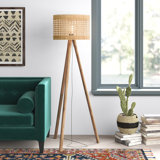 Antone 63'' Natural Tripod Floor Lamp