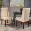 Chaise en tissu
