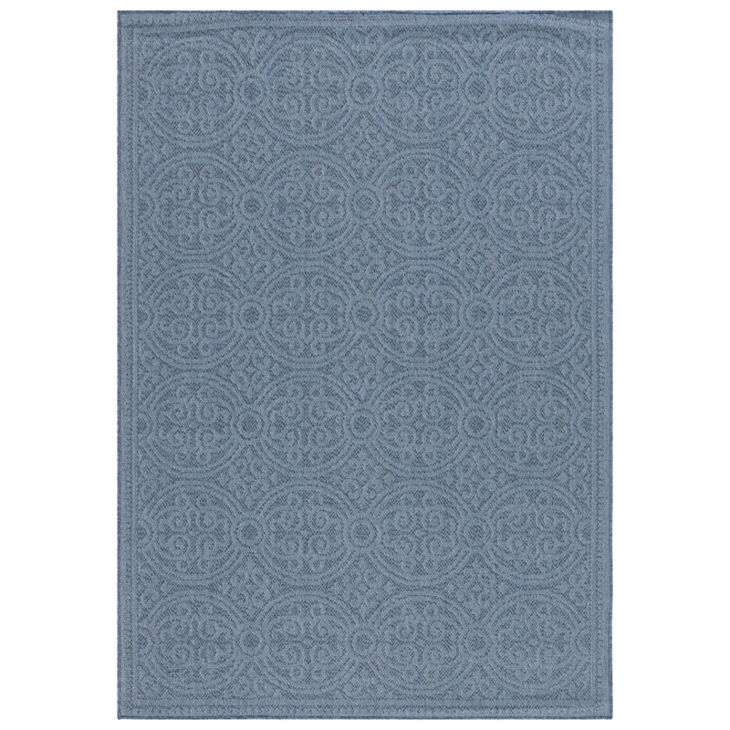 Seleana Performance Machine Washable Oriental Indoor/Outdoor Area Rug, Rectangle 9' x 12'