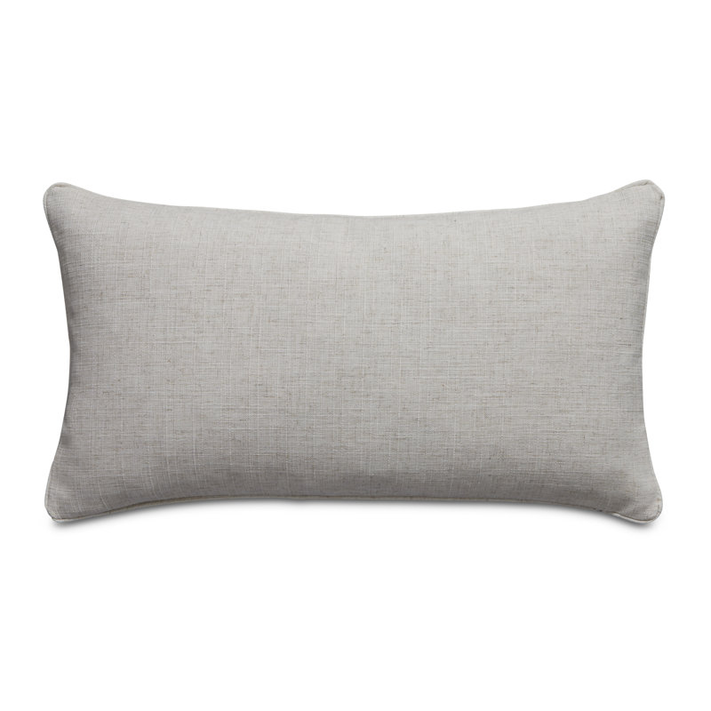 Moro Lumbar Pillow Cover & Insert, Natural/Ivory Geometric