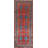 One-of-a-Kind Runner 3'6'' X 10'6'' 1970s Runner Wool Area Rug in Red