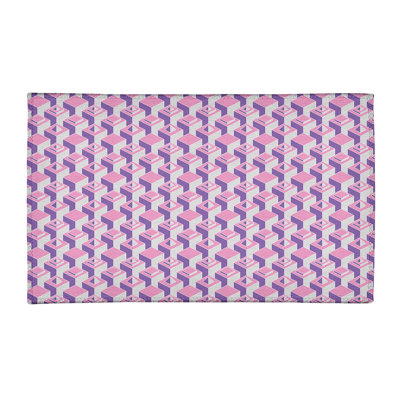 Chenille Geometric Indoor Rug