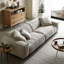 3 Seater Linen Blend Sofa