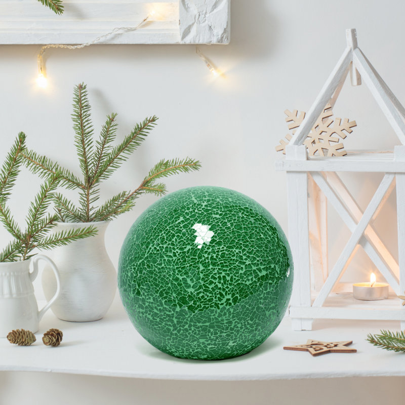 Brathwaite Ceramic Globe Lamp, Green
