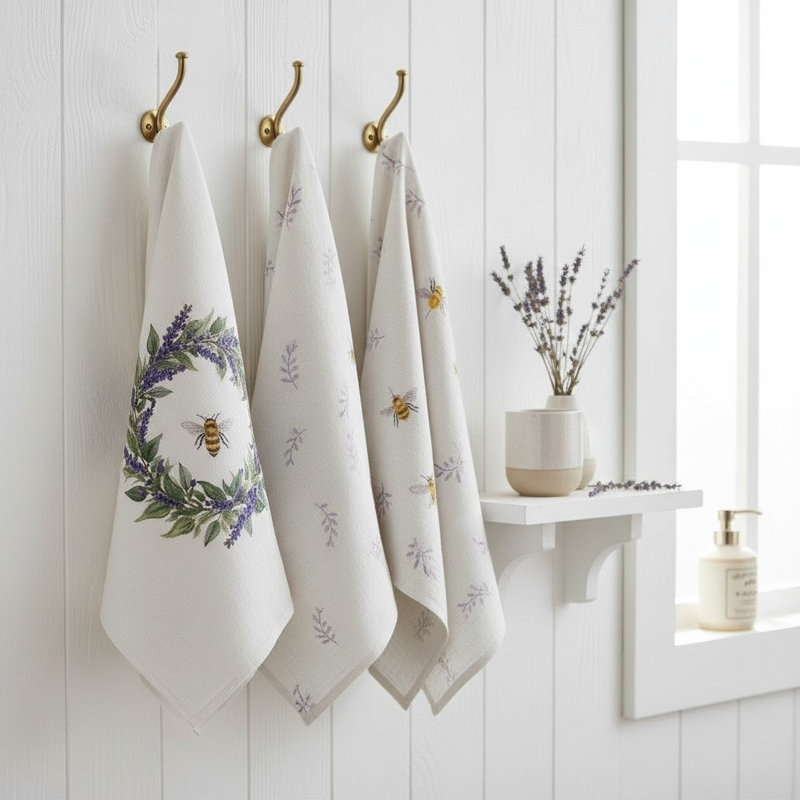 Ensemble de serviettes de cuisine en lin