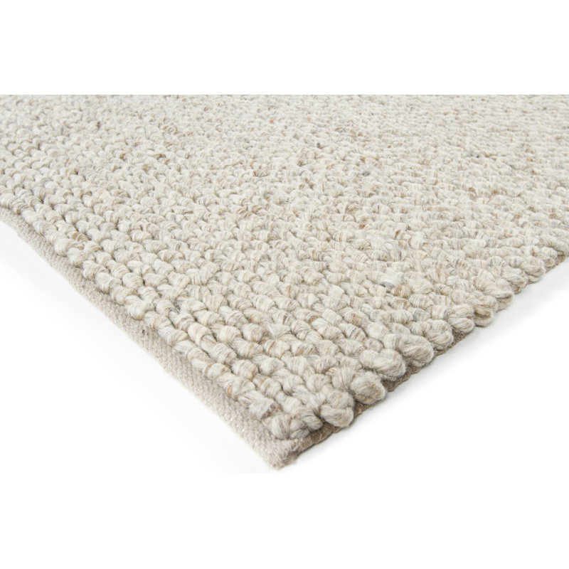 Octavia Wool Area Rug in Beige, Ivory, Rectangle 7'9" x 10'6"
