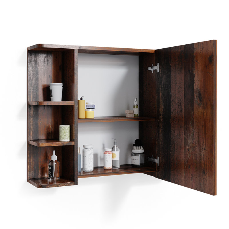 Birkhild 79.6cm x 64cm Surface Mount Mirror Cabinet