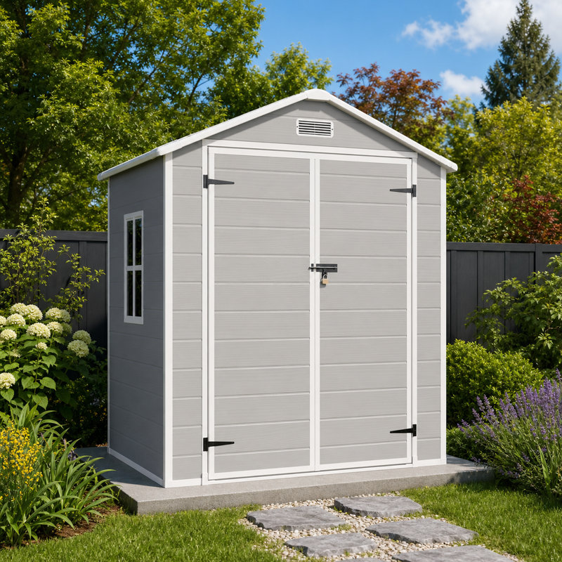Abri de jardin en résine 6*4, 6'W*4'D