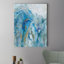 « abstract lapis », reproduction sur toile tendue-31597385