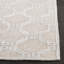 Tapis géométrique beige en lin noué à la main Twicken-1582277937