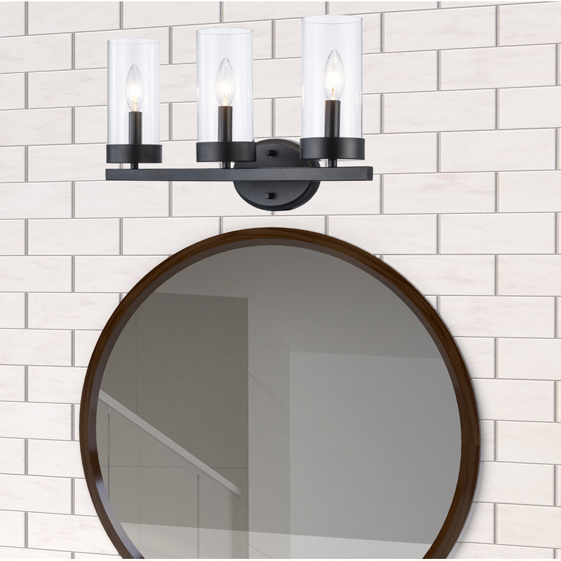 Angeline Dimmable Black Vanity Light, 3