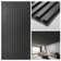 48" x 24"  PVC Ceiling Tile,Slat Design 3D Wall Panels,Covers 96 sq.ft. (Set of 12)