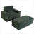 42" Single Sofa, Oversized Armchair, Upholstered Chaise Lounge With Storage Ottoman-1968960874