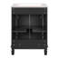 Meuble-lavabo 24 po avec lavabo supérieur, armoire de rangement moderne avec 2 portes à fermeture douce et cadre de tablette réglable-121709066