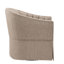 Fauteuil d'appoint pivotant à jupe d'inspiration côtière Coastal