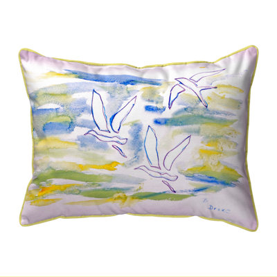 Housse et insert de coussin rectangulaire Three Gulls