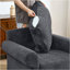 Fauteuil d'appoint 37,5 po avec repose-pieds, fauteuil rembourré moelleux en chenille, fauteuil simple élégant pour le salon, la chambre à coucher et un appartement