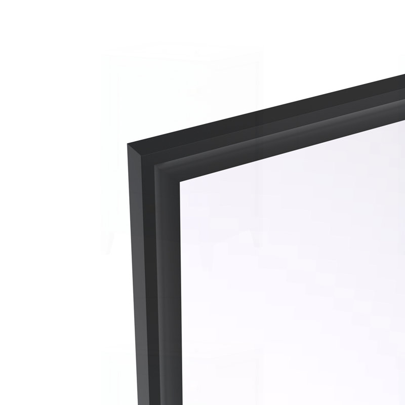 Miroir de salle de bain 60 "X 30", 60 po x 30 po, Noir