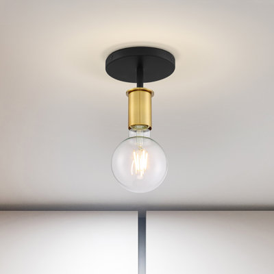 Plafonnier semi-encastré 1 lumière 4 po Avriana