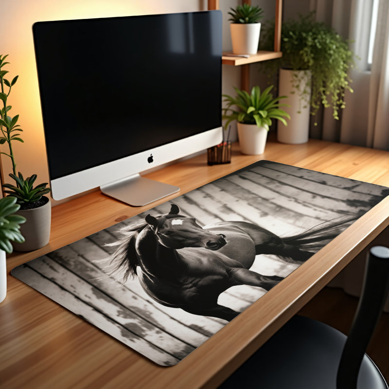 Polyester Desk Pad, 14.4x12.1