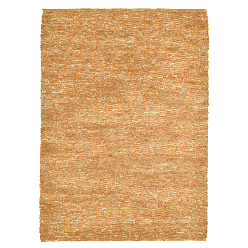 Hand Woven Wool Terracotta Indoor Rug, Rectangle 120 x 180cm