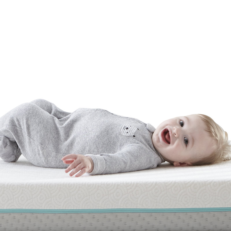 Tempur-Pedic TEMPUR-Dream 2-Stage Waterproof Breathable Baby Crib Mattress and Toddler Bed Mattress, GREENGUARD GOLD Certified, 52" x 28"