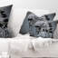 Art du tigre américain - coussin imprimé indien-29883093-89812868