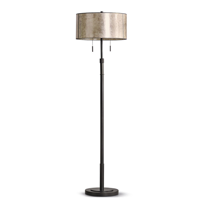 Maramawit 67'' Traditional Floor Lamp, Brown, Dark Bronze