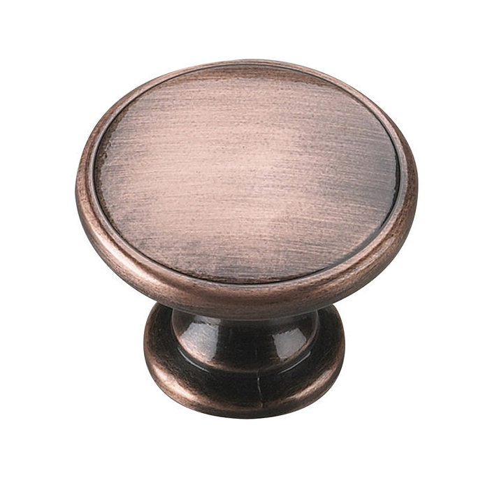 Oversized Expression 1 3/4" Diameter Round Knob, Antique Copper